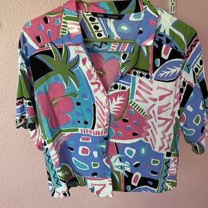 Zara button down blouse Size: Small